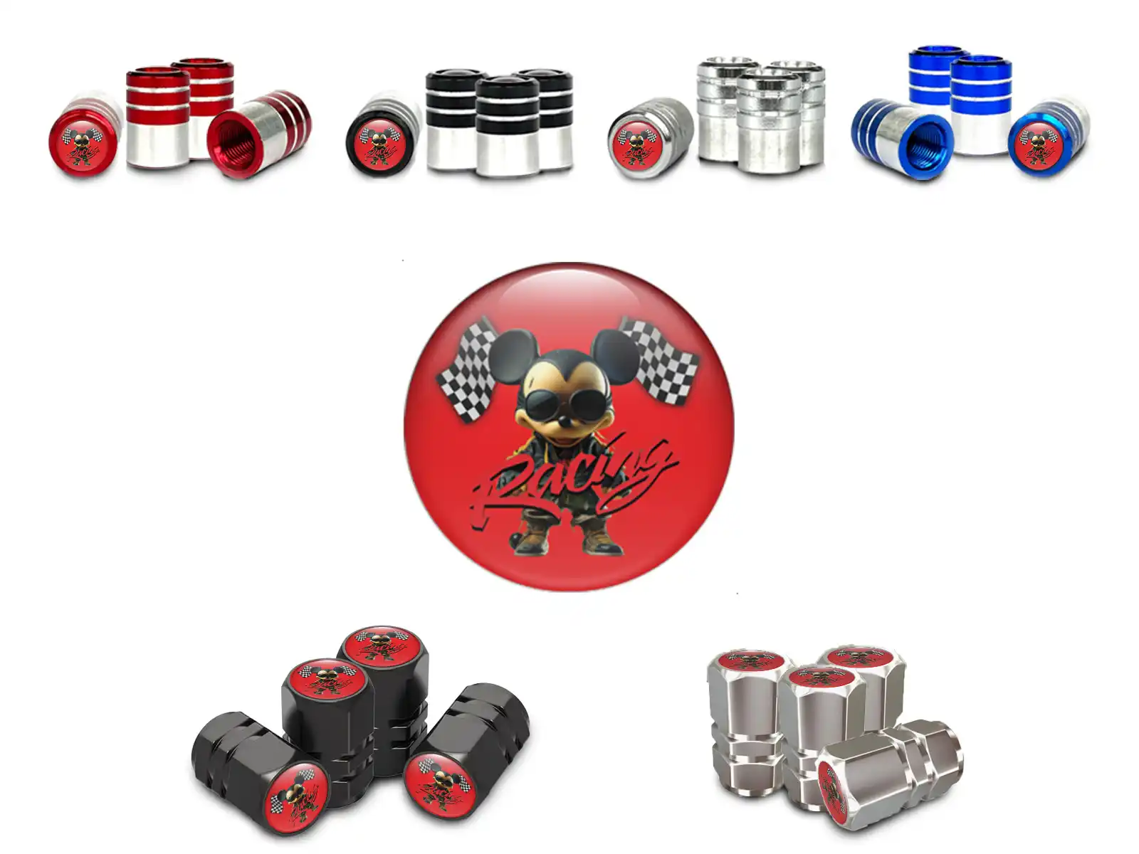 Valve Stem Covers for Bicycle Modern Style